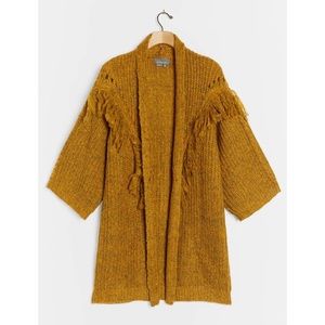 Anthropologie (NWT) | One Size Stevie Fringe Kimono Wrap Sweater Cardigan